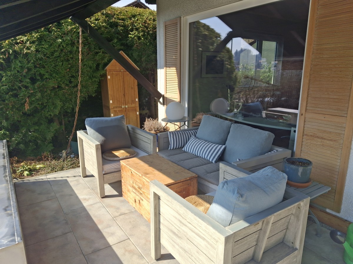 gemütliche Außenecke