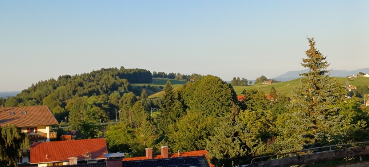 Abendstimmung Ostterrasse