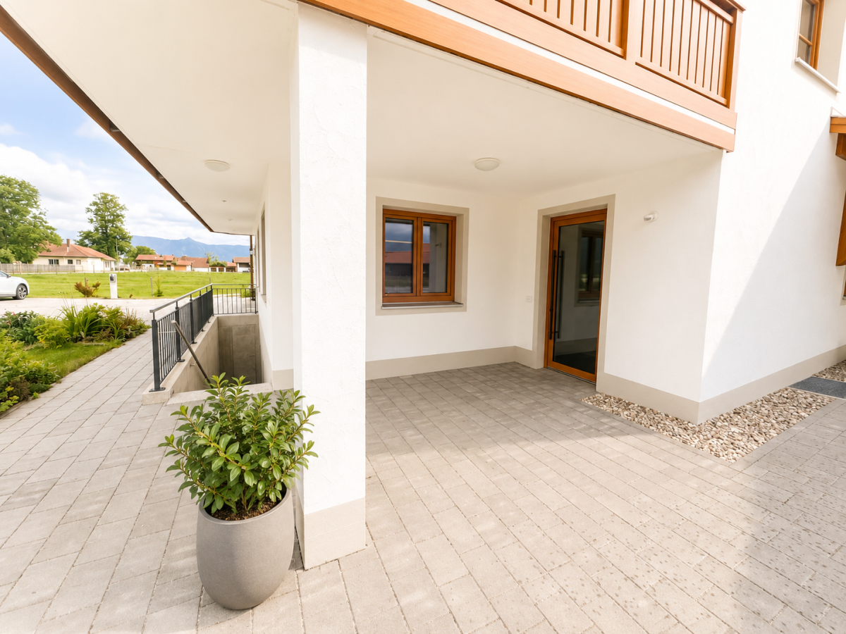 Terrasse, KI-gestützte Darstellung